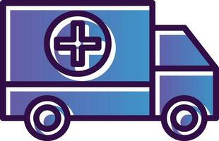 Ambulance Vector Icon Design