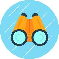 Binoculars Vector Icon Design