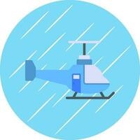 Helicopter Vector Icon Design