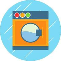 Washing Machine Vector Icon Design