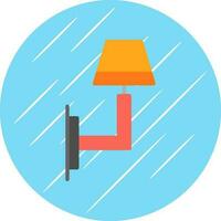 Wall Light Vector Icon Design