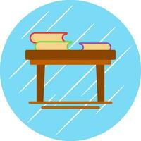 Book Table Vector Icon Design