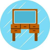 Dressing Table Vector Icon Design