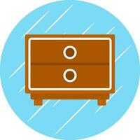 Chest of Drawers Vector Icon Design