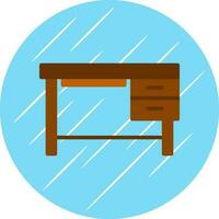 Pc Table Vector Icon Design