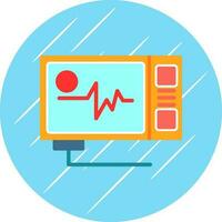 Ecg reading Vector Icon Design