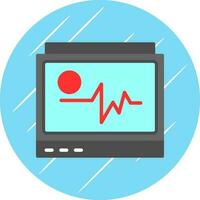 Ecg monitor Vector Icon Design