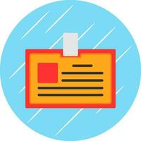 Identification card Vector Icon Design