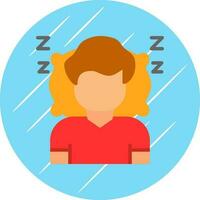 Sleeping Vector Icon Design