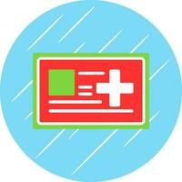 Medical card Vector Icon Design