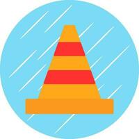 Traffic cone Vector Icon Design