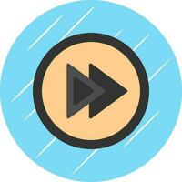 Fast Forward Vector Icon Design