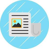 Newspaper Vector Icon Design