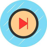 Skip Vector Icon Design