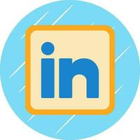 linkedin vector icono diseño