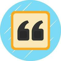 Quote Left Vector Icon Design