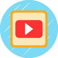 Youtube logo vector icono diseño