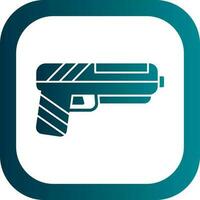 pistola vector icono diseño