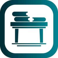 Book Table Vector Icon Design