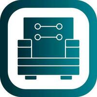 Armchair Vector Icon Design