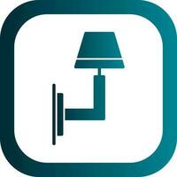 Wall Light Vector Icon Design