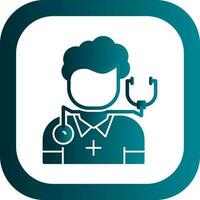 hombre médico vector icono diseño