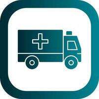 Ambulance Vector Icon Design