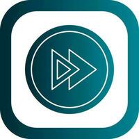 Fast Forward Vector Icon Design
