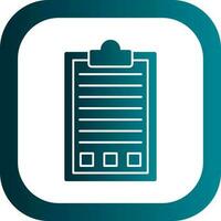 Clipboard Vector Icon Design