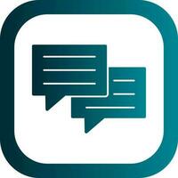 Speech bubble Vector Icon Design