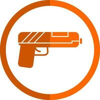 diseño de icono de vector de pistola