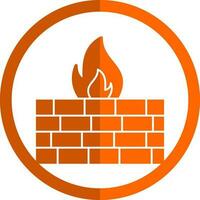 Firewall Vector Icon Design