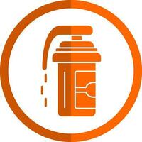 Pepper spray Vector Icon Design