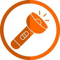 Flashlight Vector Icon Design