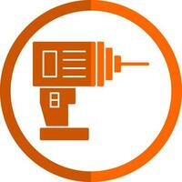 Drill Machine Vector Icon Design