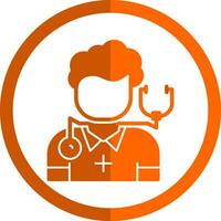 hombre médico vector icono diseño