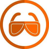 la seguridad lentes vector icono diseño