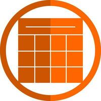 Table Grid Vector Icon Design