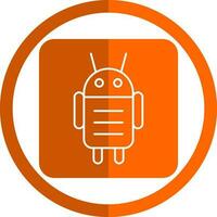 Android Character Vector Icon Design