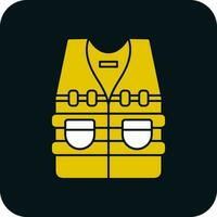 Bulletproof vest Vector Icon Design