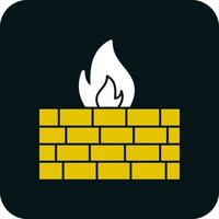 Firewall Vector Icon Design