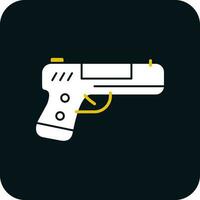 pistola vector icono diseño