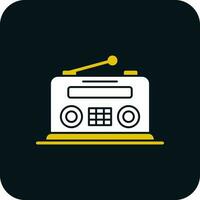 diseño de icono de vector de radio