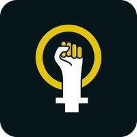 Feminism Vector Icon Design