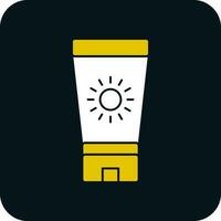 Sun block Vector Icon Design