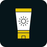 Sun block Vector Icon Design