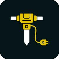 Jackhammer Vector Icon Design