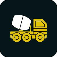 Cemment truck Vector Icon Design