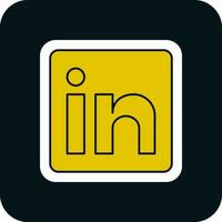 Linkedin Vector Icon Design