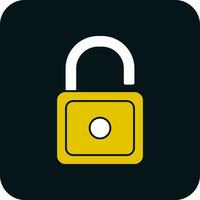 Padlock Unlock Vector Icon Design